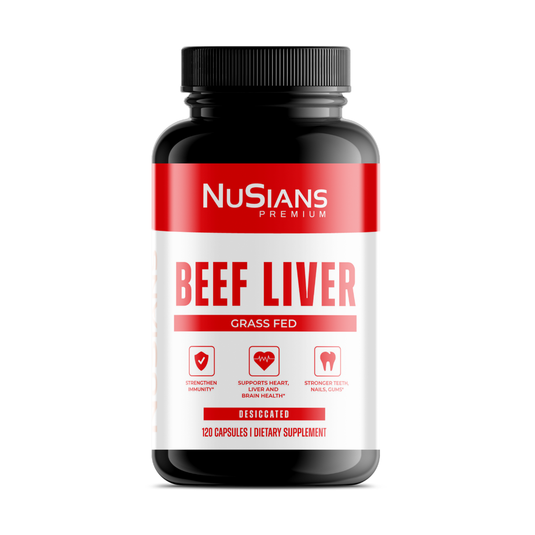 NuSians Grass Fed Beef Liver – Desiccated Liver Supplement